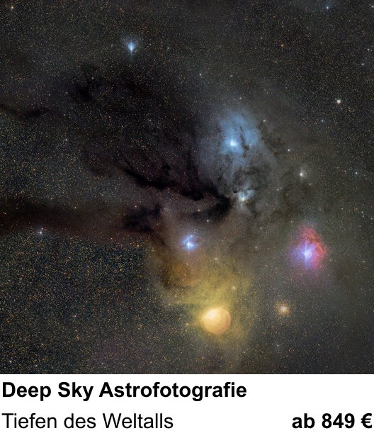 Ruhiger Fotokurs zu Deep Sky Astrofotografie: Tiefen des Weltalls