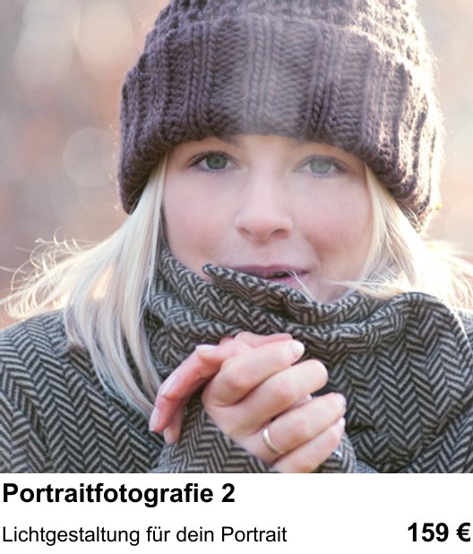 Gestaltungs-Fotoworkshop in Linz: Portrait-Aufbaukurs Teil 2
